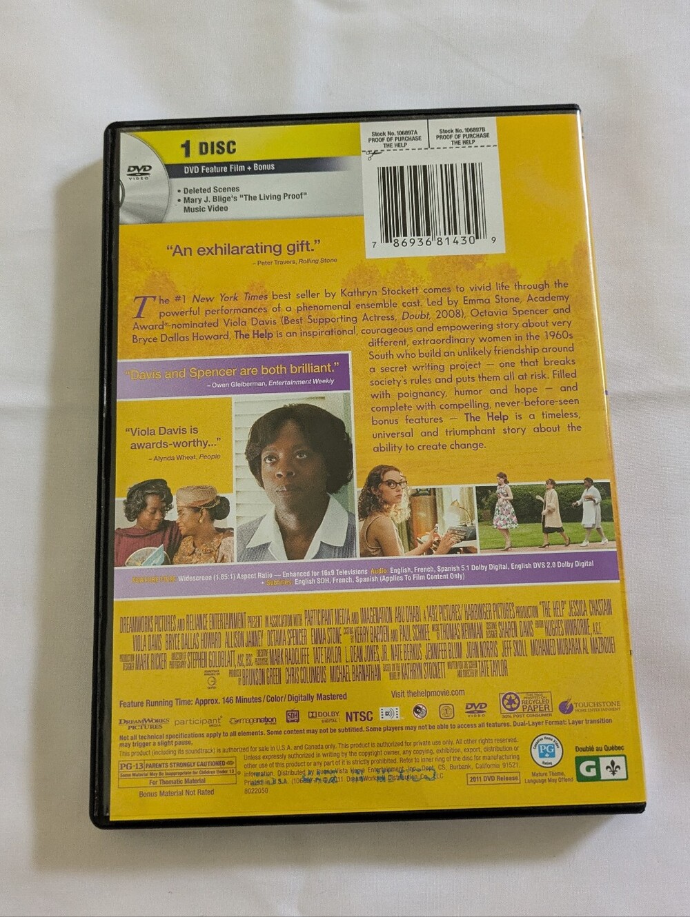The Help DVD - Picture 2 of 3